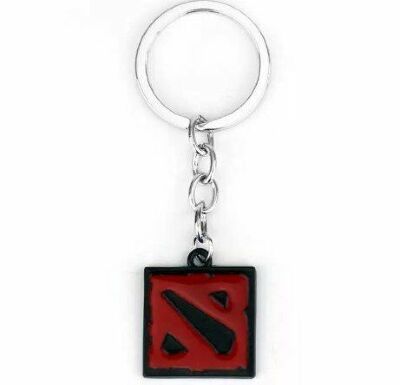 Брелок DOTA 2 Logo Дота 2 (колір чорний)