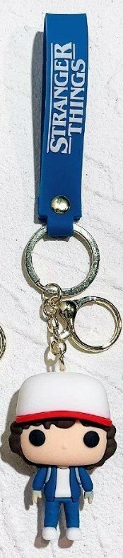 Брелок подвеска на рюкзак Stranger Things Dustin 3D Keychain Очень странные дела Дастин -   -  