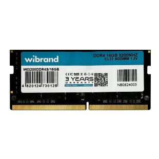 Модуль памяти для ноутбука SoDIMM DDR4 16GB 3200 MHz Wibrand (WI3200DDR4S/16GB)
