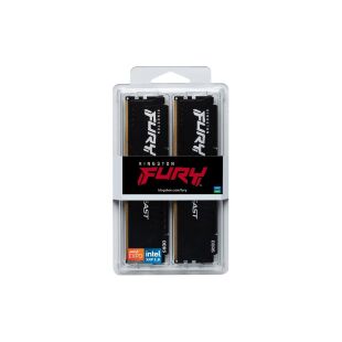 Модуль памяти для компьютера DDR5 64GB (2x32GB) 5200 MHz Beast Black Kingston Fury (ex.HyperX) (KF552C40BB2K2-64)