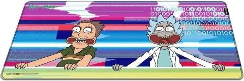 Килимок для миші ігрова поверхня Warner Brothers RICK AND MORTY Glitched Рік і Морті XL (90*42 cm) - -