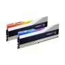 Модуль памяти для компьютера DDR5 32GB (2x16GB) 6000 MHz Trident Z5 RGB Silver G.Skill (F5-6000J4040F16GX2-TZ5RS)