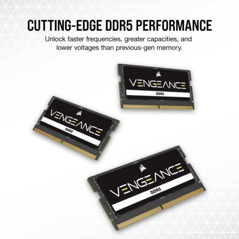 Модуль памяти для ноутбука SoDIMM DDR5 16GB 4800 MHz Vengeance Corsair (CMSX16GX5M1A4800C40) - Нулевой остаток (Feed)  - Нулевой остаток (Feed)