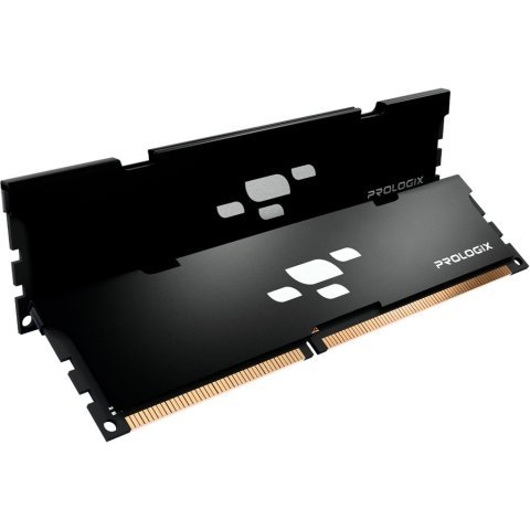 Модуль памяти для компьютера DDR5 32GB (2x16GB) 5600 MHz Black Prologix (PRO32GB5600B5K) - Нулевой остаток (Feed)  - Нулевой остаток (Feed)