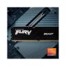 Модуль памяти для компьютера DDR5 64GB (2x32GB) 5600 MHz Fury Beast Black Kingston Fury (ex.HyperX) (KF556C36BBE2K2-64)
