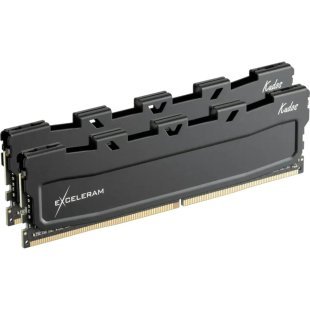 Модуль памяти для компьютера DDR5 64GB (2x32GB) 6000 MHz Black Kudos eXceleram (EK50640603240CD)