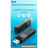 Считыватель флеш-карт HOCO USB3.0 to microSD, microSDHC, microSDXC, SD, SDHC, SDXC, HB20 Black (6931474735218)