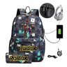 Рюкзак Роблокс Roblox USB Charge School Kids Backpack 48 х 30 х 18 см.