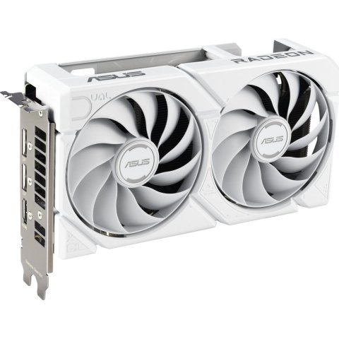 Видеокарта ASUS Radeon RX 9060 XT 16Gb DUAL WHITE OC (DUAL-RX9060XT-16G-WHITE) - Нулевой остаток (Feed)  - Нулевой остаток (Feed) 
