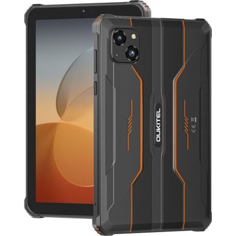 Планшет OUKITEL RT3 pro 8" 4/128GB / NFC / LTE Black-Orange (6931940767187) - Нулевой остаток (Feed)  - Нулевой остаток (Feed) 