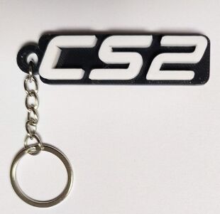 Брелок CS GO Counter Strike Logo Keychain ABS пластик 6 см.