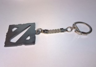 Брелок Dota 2 metall