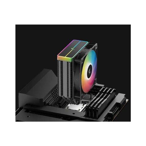 Кулер для процессора Deepcool AG400 BK ARGB V2 - Кулеры к процессорам  - Кулеры к процессорам 