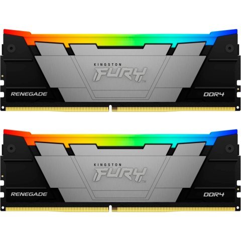 Модуль памяти для компьютера DDR4 16GB (2x8GB) 4266 MHz RenegadeRGB Kingston Fury (ex.HyperX) (KF442C19RB2AK2/16) - Нулевой остаток (Feed)  - Нулевой остаток (Feed) 