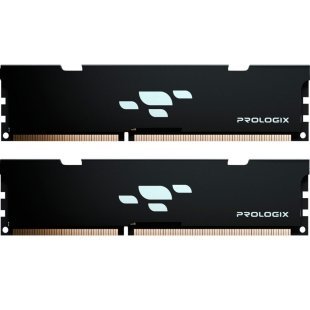 Модуль памяти для компьютера DDR5 32GB (2x16GB) 6000 MHz Black Prologix (PRO32GB6000B5K)
