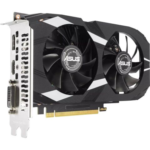Видеокарта ASUS GeForce RTX3050 6Gb DUAL OC (DUAL-RTX3050-O6G) - Видеокарты  - Видеокарты 