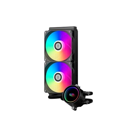 Система жидкостного охлаждения PcCooler DA240 ARGB BK - Системы водного охлаждения  - Системы водного охлаждения 