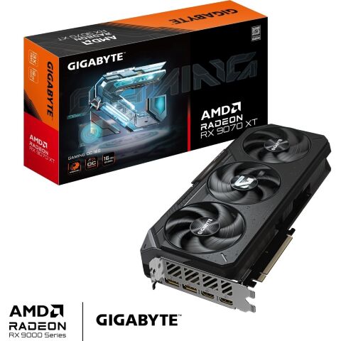 Видеокарта GIGABYTE Radeon RX 9070 XT 16Gb GAMING OC (GV-R9070XTGAMING OC-16GD) - Нулевой остаток (Feed)  - Нулевой остаток (Feed) 