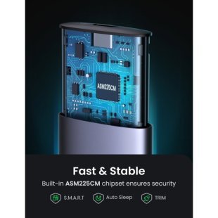 Карман внешний Ugreen SSD M.2 (NVME) M-KEY 3.1 GEN2 CM400 (10902)