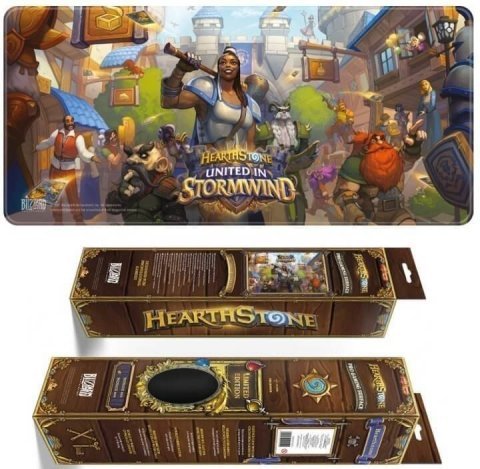 Коврик для мыши игровая поверхность Blizzard Hearthstone United in Stormwind Хартстоун XL 90*42 cм -   -  