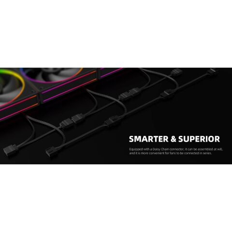 Кулер для корпуса ID-Cooling AF-127-ARGB-K - Вентиляторы к корпусам - Вентиляторы к корпусам