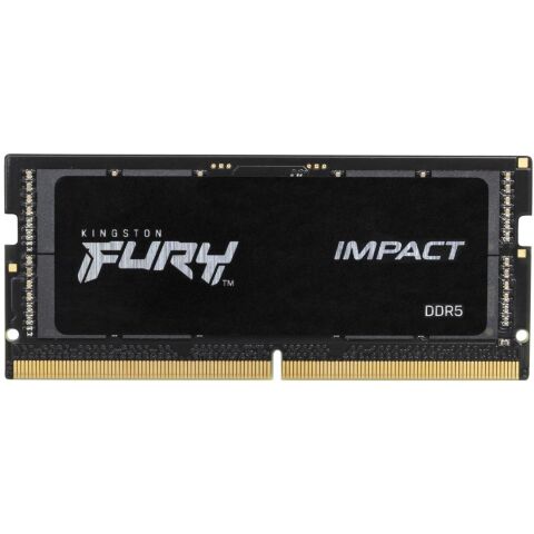 Модуль памяти для ноутбука SoDIMM DDR5 16GB 4800 MHz FURY Impact Kingston Fury (ex.HyperX) (KF548S38IB-16) - Модули памяти к ноутбукам  - Модули памяти к ноутбукам 