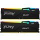 Модуль памяти для компьютера DDR5 32GB (2x16GB) 5600 MHz FURY Beast RGB Kingston Fury (ex.HyperX) (KF556C40BBAK2-32) - Нулевой остаток (Feed)  - Нулевой остаток (Feed)