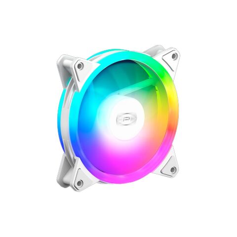 Кулер для корпуса PcCooler F3 T120 ARGB White - Вентиляторы к корпусам  - Вентиляторы к корпусам 