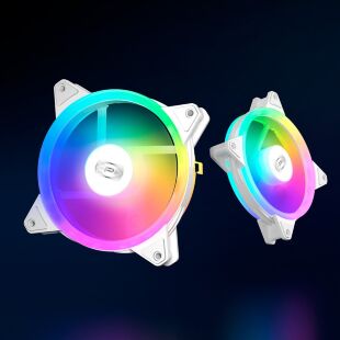 Кулер для корпуса PcCooler F3 T120 ARGB White