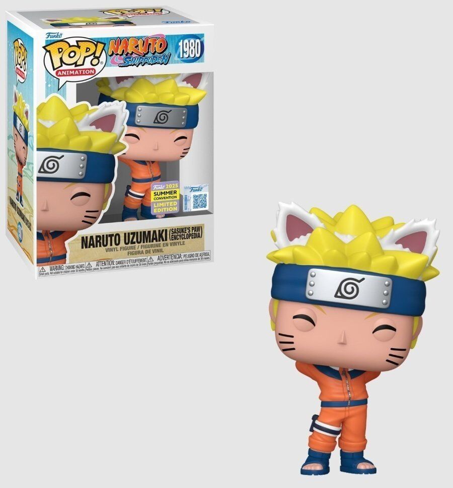 Фігурка Funko Naruto Uzumaki (Sasuke’s Paw Encyclopedia) Фанко Наруто (Exclusive) 1980