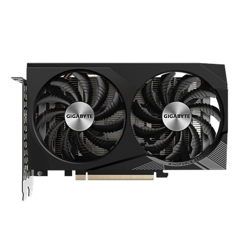 Видеокарта GIGABYTE GeForce RTX3050 8Gb WINDFORCE V2 (GV-N3050WF2V2-8GD) - Видеокарты  - Видеокарты 