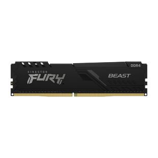 Модуль памяти для компьютера DDR4 16GB 3200 MHz Fury Beast Black Kingston Fury (ex.HyperX) (KF432C16BB1/16)