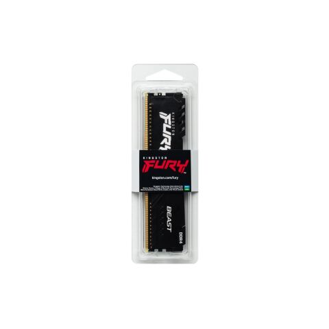 Модуль памяти для компьютера DDR4 16GB 3200 MHz Fury Beast Black Kingston Fury (ex.HyperX) (KF432C16BB1/16) - Модули памяти для компьютера  - Модули памяти для компьютера 