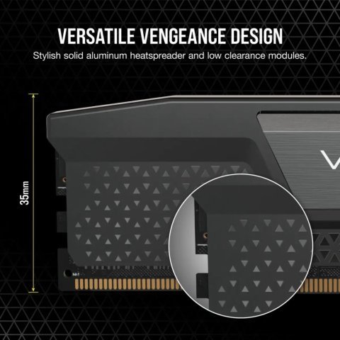 Модуль памяти для компьютера DDR5 32GB (2x16GB) 5200 MHz Vengeance Corsair (CMK32GX5M2B5200C40) - Нулевой остаток (Feed)  - Нулевой остаток (Feed)