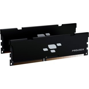 Модуль памяти для компьютера DDR4 16GB (2x8GB) 3200 MHz Black Prologix (PRO16GB3200B4K)