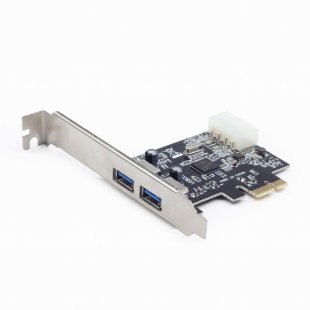 Контроллер PCIe to USB Gembird (UPC-30-2P)