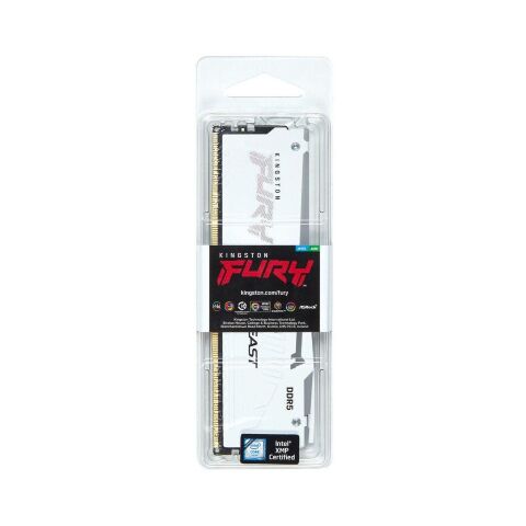 Модуль памяти для компьютера DDR5 16GB 6000 MHz Beast White RGB Kingston Fury (ex.HyperX) (KF560C30BWEA-16) - Модули памяти для компьютера  - Модули памяти для компьютера 