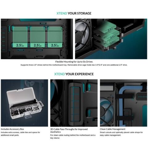 Корпус для ПК Arctic XTENDERVG B (ACPCC00016A) - Корпуса  - Корпуса 