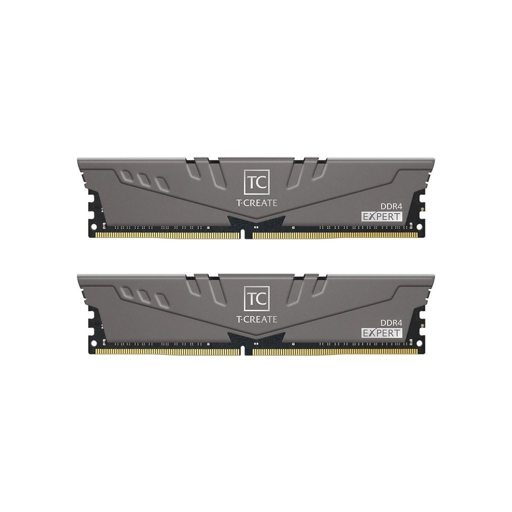 Модуль памяти для компьютера DDR4 16GB (2x8GB) 3200 MHz T-Create Expert Gray Team (TTCED416G3200HC16FDC01)