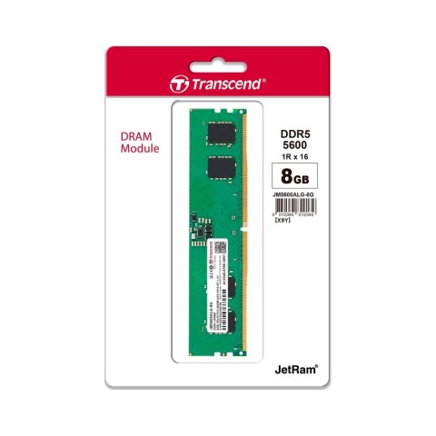 Модуль памяти для компьютера DDR5 8GB 5600 MHz Transcend (JM5600ALG-8G) - Нулевой остаток (Feed)  - Нулевой остаток (Feed) 
