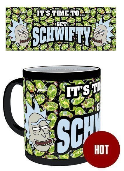 Чашка хамелеон GB eye Rick and Morty Heat Change Mug Get Schwifty Рик и Морти 320 мл