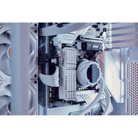Модуль памяти для компьютера DDR5 16GB 6000 MHz Beast White EXPO Kingston Fury (ex.HyperX) (KF560C36BWE2-16) - Модули памяти для компьютера  - Модули памяти для компьютера 