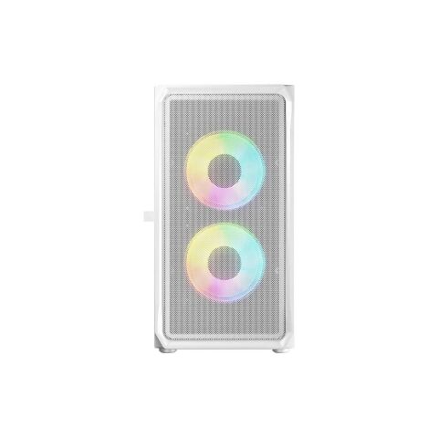 Корпус для ПК Logic concept PORTOS MESH+GLASS ARGB fans 3x120mm WHITE (AM-PORTOS-20-0000000-0002) - Корпуса  - Корпуса 