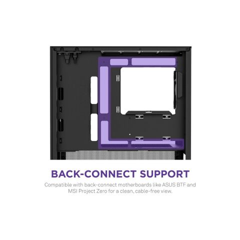 Корпус для ПК NZXT H3 Flow All Black (CC-H31FB-01) - Корпуса  - Корпуса 
