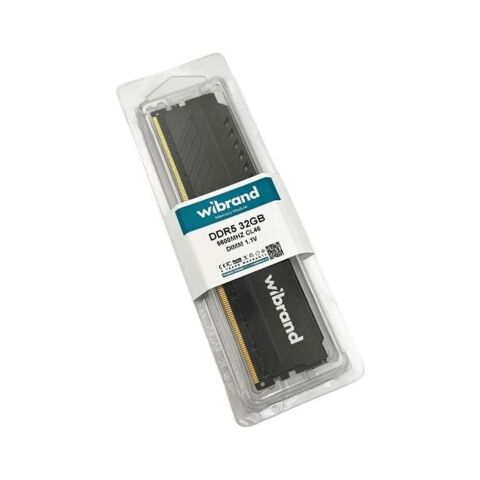 Модуль памяти для компьютера DDR5 32GB 5600 MHz Heatsink Black Wibrand (WI5600DDR5D/32GB) - Нулевой остаток (Feed)  - Нулевой остаток (Feed) 