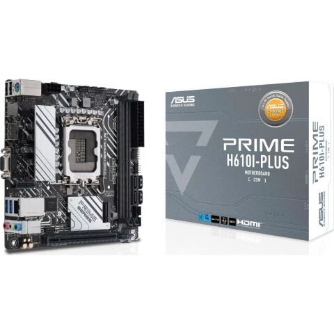Материнская плата ASUS PRIME H610I-PLUS-CSM - Нулевой остаток (Feed)  - Нулевой остаток (Feed) 
