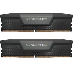 Модуль памяти для компьютера DDR5 64GB (2x32GB) 6000 MHz Vengeance Black Corsair (CMK64GX5M2B6000C40)