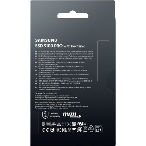 Накопитель SSD M.2 2280 4TB 9100 PRO Heatsink Samsung (MZ-VAP4T0CW) - Нулевой остаток (Feed)  - Нулевой остаток (Feed) 