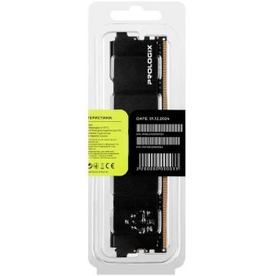Модуль памяти для компьютера DDR4 16GB 3600 MHz Black Prologix (PRO16GB3600B4)