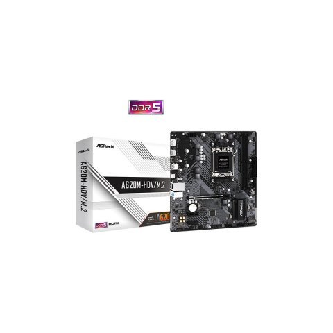 Материнская плата ASRock A620M-HDV/M.2 - Системные (материнские) платы  - Системные (материнские) платы